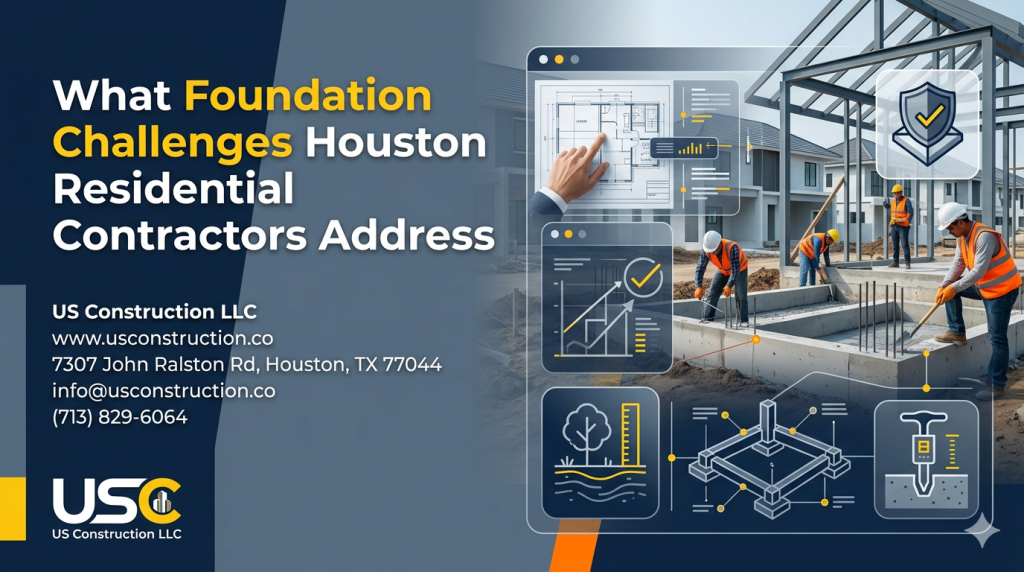 What Foundation Challenges Residential Contractors Address in HOUSTON